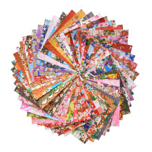50 Fogli di Carta Origami Yuzen Washi Diversi Motivi Giapponesi 6x6 pollici per Decorazioni Nuziali