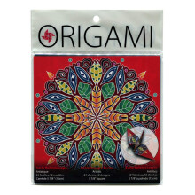 Origami Papper Kaleidoskop Konstnärlig Mönster (4525)