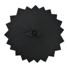 100 Origami Papper Dubbel Sidan Färg Svart 3x3 tum Torg Lätt för Origami Kranar