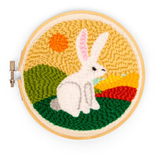 Kikkerland Punch Needle - Hase - Komplettes Set