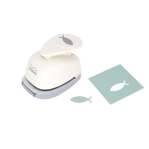 Perforateur à levier en forme de poisson 1 pouce pour le scrapbooking