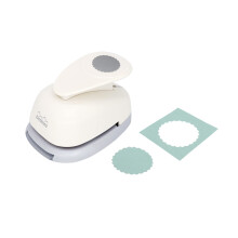Bira Craft 1,25 tum Scalloped Circle Stansare för Papperspyssel