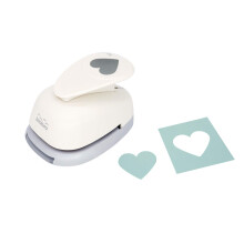 Bira Craft 1.5 Inch Heart Lever Action Craft Punch, ValentineS Day Punch, For Paper Crafting Scrapbooking Cards Arts