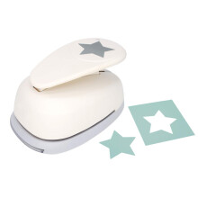 (8.9Cm Star) - 8.9Cm Inch Lever Action Stort Craft Punch För Pappershantverk