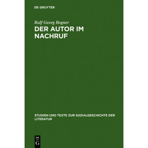 Der Autor im Nachruf