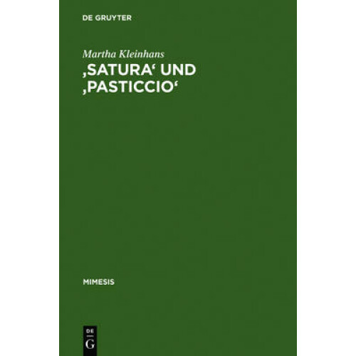 'Satura' und 'pasticcio'