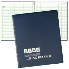 Elan Publishing Oversize Register för 6-10 veckor; Extra stora rutor (1/4") 42 elevnamn (King Record)