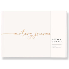 Lamare Notarie Journal Loggbok - Notarie-kompatibel för Notariella Handlingar - Lyxig Inbunden Journal