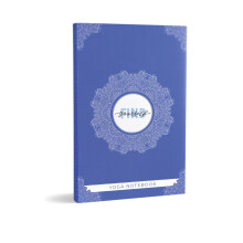 Meditationsvänner Anteckningsbok | 90 GSM Naturpapper | A5 Storlek | 112 Sidor | Enkelt Journal (Hitta Dig Själv/Blå)
