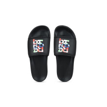 Reebok Slide Ag Flex Slide - Men Black Sandals & Slippers | 11 Uk (12 Us)