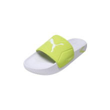 Puma, Uomo, Softridepro Leadpuff, Bianco-Lime Pow-Giallo Alert, Slide, 11Uk, (40190401)