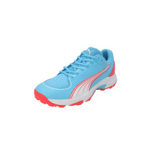 Puma Unisex-Adult Spike 24.2 Blu Luminosa-Bianco-Orchidea Fuoco Scarpe Cricket - 10 Uk (10769803)