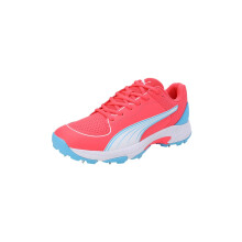 Puma Spike 24.2 Scarpe da Cricket Unisex-Adulto Fire Orchid-Bianco-Azzurro Luminoso - 11 UK (10769802)