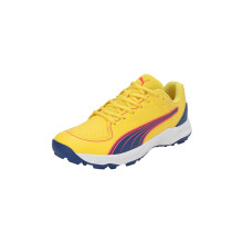 Scarpe da Cricket Puma Unisex-Adult 24 Fh Rubber Pel Giallo-Clyde Royal-Fire Orchid - 8 UK (10769904)