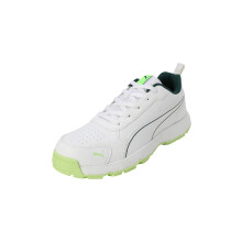 Puma | Scarpe Cricket Classic Cat Uomo | Bianco-Malachite-Verde Speed | 6Uk