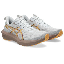 Asics Womens Gt-1000 14 White/Rubble Red Running Shoes - 10 Uk (1012B859.100)