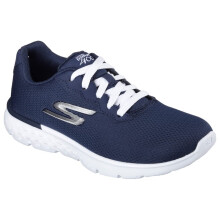 Skechers Womens Go Run 400 - Action Navy White Running Shoes