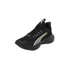 Puma Dam Softride Sway Svart-Mauve Ut-Fizzy Apple Löpaskor - 5 Uk (31031816)