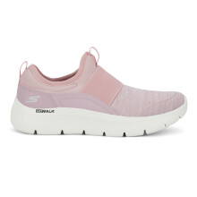 Skechers Womens Go Walk Flex Light Pink Walking Shoes