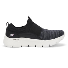 Skechers Womens Go Walk Flex Black White Walking Shoes
