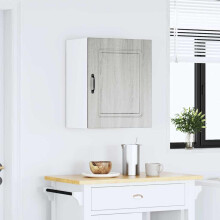 vidaXL Kitchen Wall Cabinet Kalmar Grey Sonoma Engineered Wood