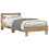 VidaXL vidaXL Bed Frame with LED Artisan Oak 100 x 200 cm Engineered Wood 5