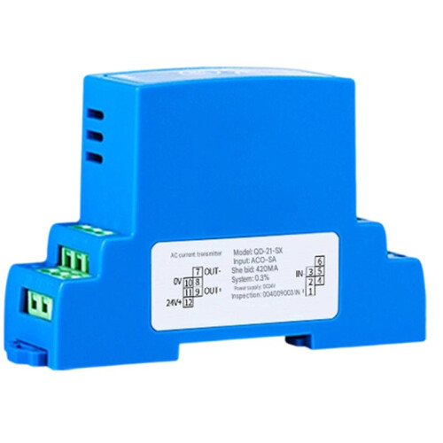 Advanced AC &  Current Sensor Transducer 0-50-10A with RS485 Output AC0-5A