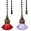 2pcs Crystal-Diamond Ceiling Fan Pull Chain Ornament, 12"  Chains Fan Light Pulls Decorative Extension 1