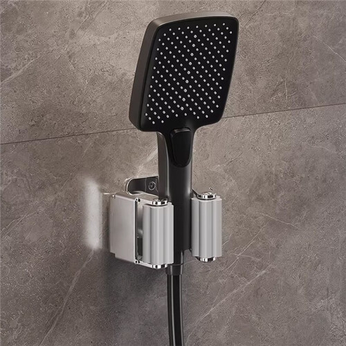 Clip de Moppe Mural Robuste, Support de Moppe avec Vis, Porte-Balai Étanche pour Salle de Bain B