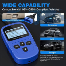 VD10 OBD2 Trouble Code Scanner, Supports Engine Diagnosis, Freeze Frame Data, and I/M Ready Status Check