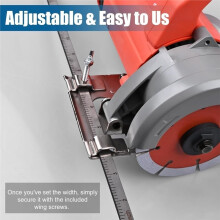 16" Positioning Calipers for Circular Saw, Adjustable Circular Saw Roller Guide Rail, for Measurements Wood Cutting