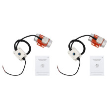 2X 50W DC24V Elektrische Vibratiemotor met Snelheidsregelaar, Borstelloze Hogesnelheidsmotor, Legering, Betonvibrator 4000 Tpm