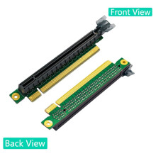 4X PCIE 16X Riser Card Adapter PCI Express 3.0 PCI-E to PCI-E 16X Slot Converter 90 Degree Connectors for 1U Server