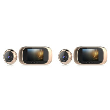2X Digitale LCD 2,8 Inch Videodeurbel Kijkgaatje Kijker Deuroogbewakingscamera 90 Graden Deurbel Bewegingsdetectie Oog A