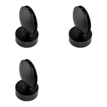 3X 6W 360 Degrés Lampe LED LED Rebord de Fenêtre Cadre de Porte Applique Murale pour Chambre Couloir Allée Barre Escalier Noir, Lumière Chaude