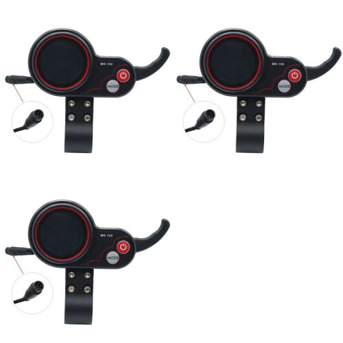3X MR-100 LCD Display Meter Dashboard 6Pin for  M4 Electric Scooter Accessories 1