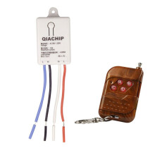 433-MHz-LED-Lichtsteuerung mit Drahtloser Fernbedienung, AC 90-250 V + 433 MHz, 4 Tasten, Fernbedienung für Elektrische Türen