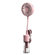 Ventilador Portátil Recargable de Mano, Ventilador de para Refrigeración, Ideal para Viajes y Exteriores, Humidificador de Niebla C