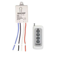 433-MHz-Funkfernbedienung für LED-Lichtsteuerung, AC 90-250 V + 433 MHz, 1000 M Reichweite, 4 Tasten, für Elektrische Türen