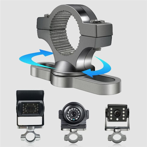 Vehicle Car Rear View Reverse Camera Backup Camera Bracket Mount Kit Clamp Holder for Handlebar/Tube/Trailer/Pickups 1