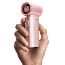 JISULIFE Portable Handheld Fan, Turbo Power High Speed Air, 5000mAh Rechargeable,  Pocket Design, Personal Fan