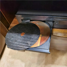 2X Hi-End Carbon Fiber CD Tape Disc Mat Base Tuning Pad HiFi Audio Draaitafel Machine Anti-Shock Schokdempers Trillingen