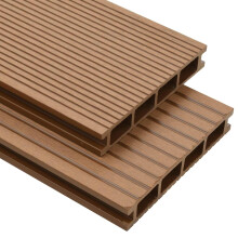 vidaXL Terrassendiele 6 stk. Teak WPC