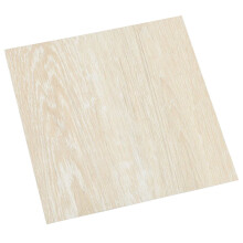 vidaXL Selbstklebende Bodenplanken Weiß und Beige 30,5 x 30,5 cm
