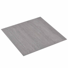 vidaXL Selbstklebende Bodenplanken Grau und Holz 30,5 x 30,5 cm