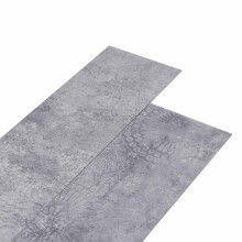 vidaXL Selbstklebende PVC-Bodenplanken Zementgrau 30,5 x 61 cm 28 Stk.