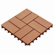 vidaXL Terrassenfliese 11 stk. Teak 30 x 30 cm WPC