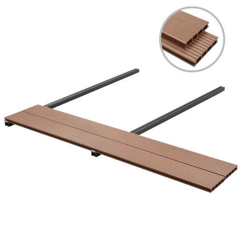 VidaXL vidaXL Terrassendiele 4 stk. Braun WPC