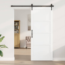 vidaXL Interior Tür 86 x 211 cm Sperrholz Weiß