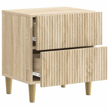 vidaXL Bedside Cabinet Sonoma Oak 43 x 34.5 x 48 cm Engineered Wood